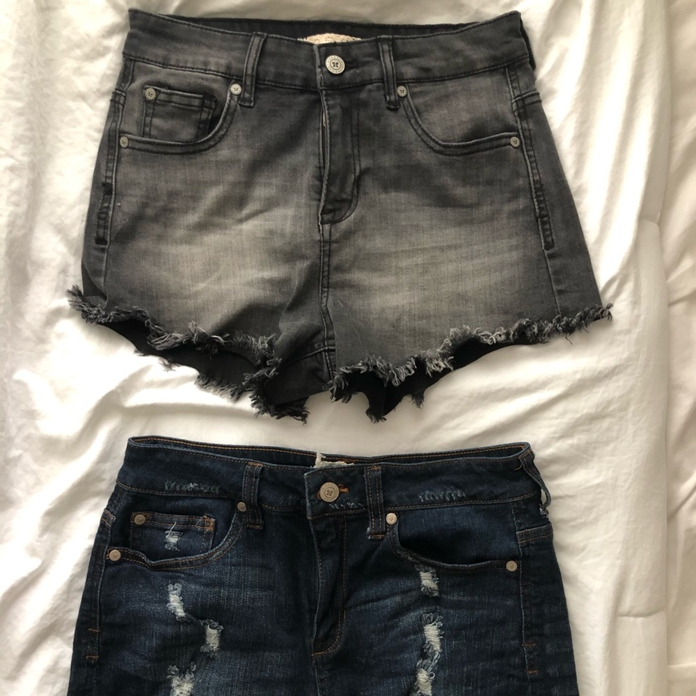 Jean shorts- 2 pairs